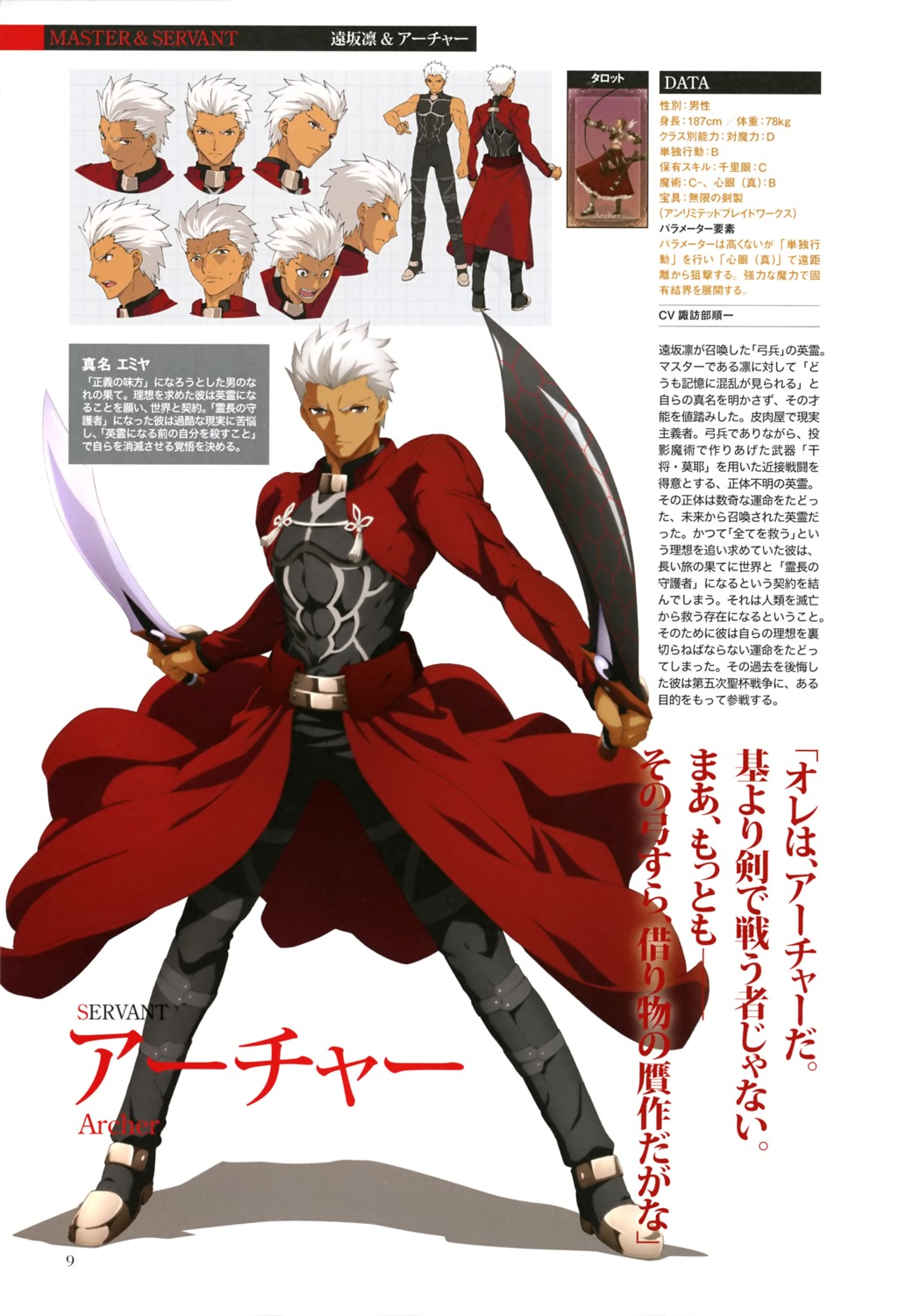 fate/stay night fate/stay night unlimited blade works archer